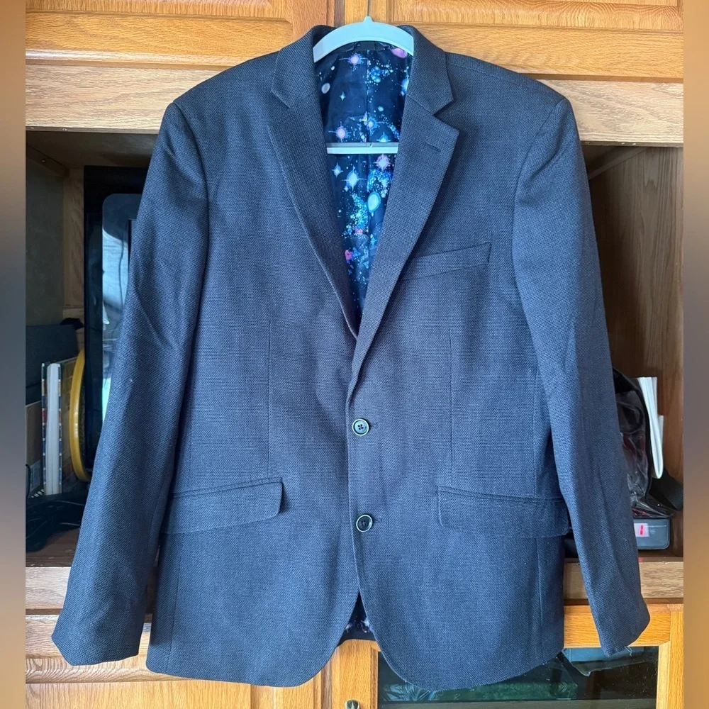 Craft & Soul Men's Classic Grey Blazer size S